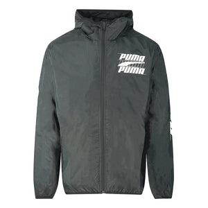 Puma Rebel Windbreaker Black Jacket
