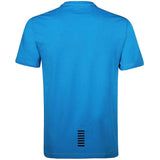 EA7 8NPT53 PJM5Z 1510 Bright Blue V-Neck T-Shirt