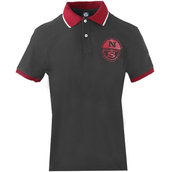 North Sails 9023890999 Black Polo Shirt