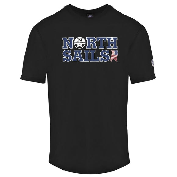 North Sails USA Black T-Shirt
