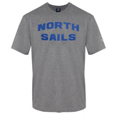 North Sails Block Brand Logo Grey T-Shirt