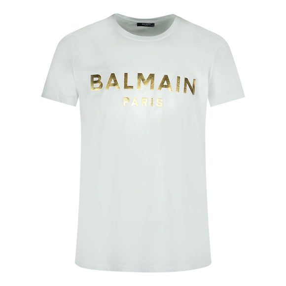 Balmain AH1EF000BB29 GAD White T-Shirt