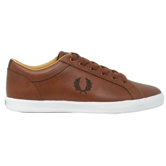Fred Perry Mens B1228 448 Trainers Brown