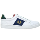 Fred Perry B1257 100 White Leather Trainers