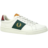 Fred Perry B1257 254 White Leather Trainers