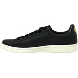 Fred Perry B1271 102 Black Leather Trainers