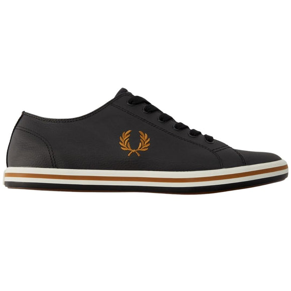 Fred Perry Kingston Leather B7163 253 Black Trainers