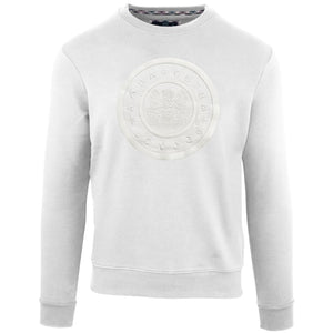 Aquascutum Mens FG1123 01 Sweater White