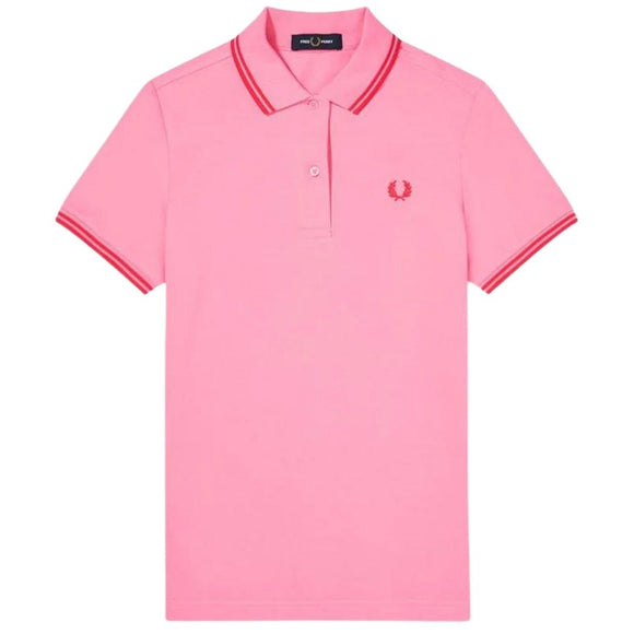 Fred Perry Twin Tipped G3600 D14 Pink Polo Shirt