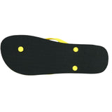 Philipp Plein IMPS904 99Y Black Yellow Flip Flops