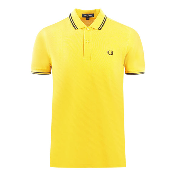 Fred Perry Twin Tipped M3600 P28 Gold Polo Shirt