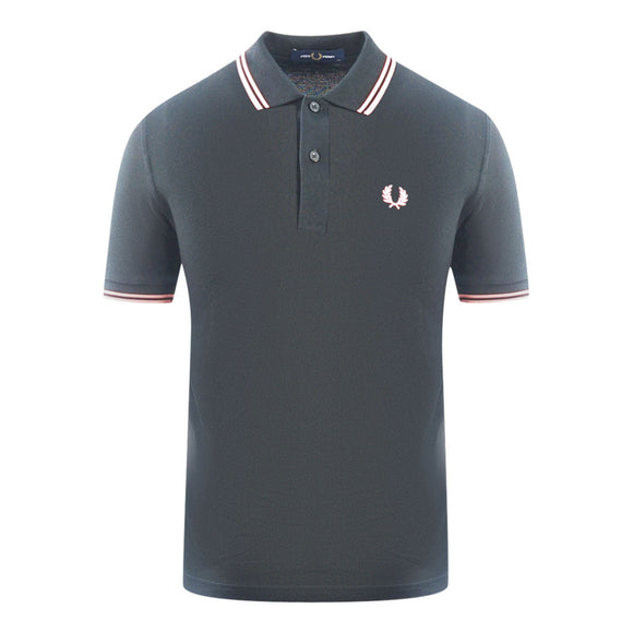 Fred Perry Twin Tipped M3600 P75 Black Polo Shirt