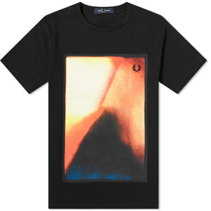 Fred Perry Abstract Logo M9677 102 Black T-Shirt