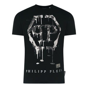 Philipp Plein Mind MTK1887 0201 Black T-Shirt