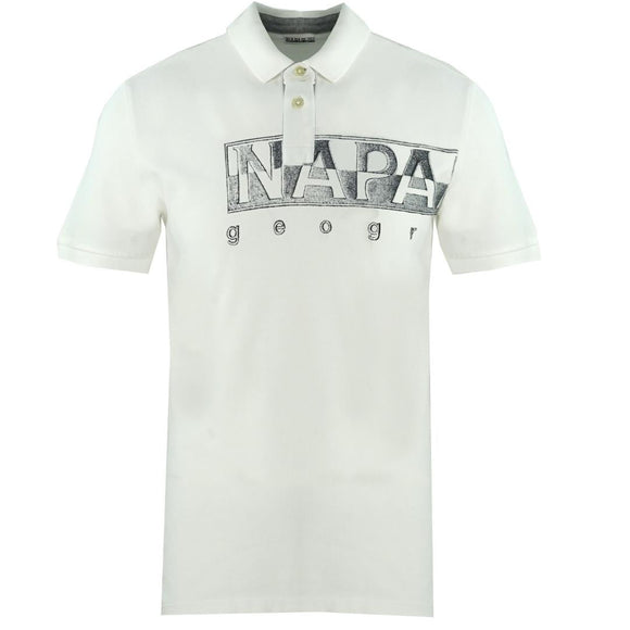 Napapijri NP0A4FA40021 White Polo Shirt