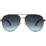 Jimmy Choo Olly/S 000 GB Gold Sunglasses