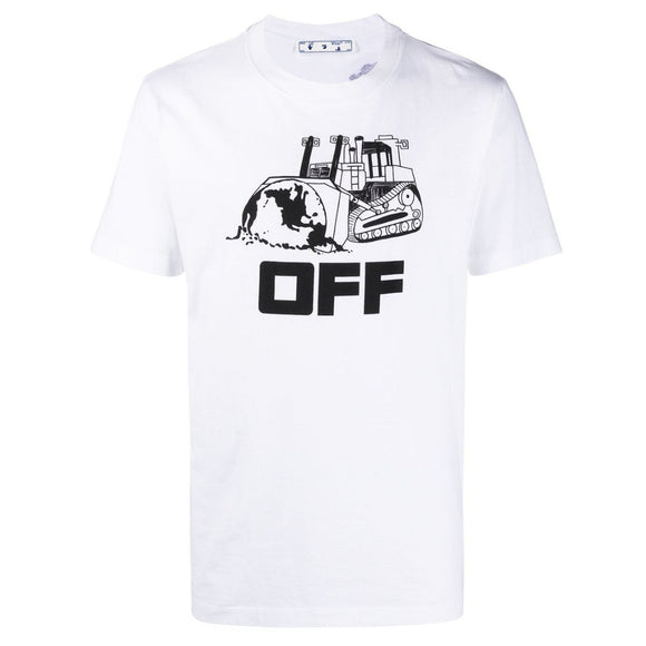 Off White Caterpillar Logo White T-Shirt