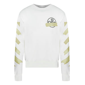 Off-White OMBA025R20E300020148 White Sweatshirt