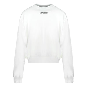 Off-White OMBA035E20FLE0020125 White Sweatshirt