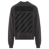 Off-White OMBA056S22FLE002 1010 Black Sweatshirt
