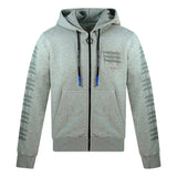Off-White OMBE001E19E300040791 Grey Zip-Up Hoodie