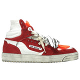 Off-White Box Arrow Logo Red Sneaker
