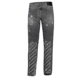 Off-White OMYA102S22DEN0011101 Slim Fit Grey Jeans
