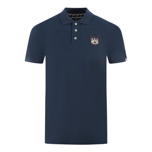 Aquascutum P00623 85 Navy Blue Polo Shirt