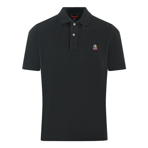 Parajumpers Patch Polo 541 Black Polo Shirt