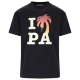Palm Angels Mens PMAA001F23JER0011025 T-Shirt Black