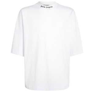 Palm Angels Mens T-Shirt PMAA002F21JER0020110 White