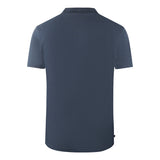 Aquascutum Mens PO001 11 Polo Shirt Navy Blue