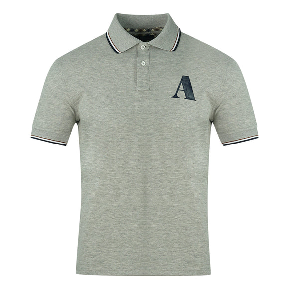Aquascutum QMP010 94 Grey Polo Shirt