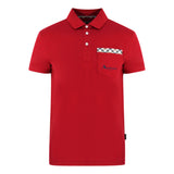 Aquascutum QMP053 52 Red Polo Shirt