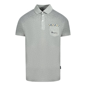 Aquascutum QMP053 94 Grey Polo Shirt