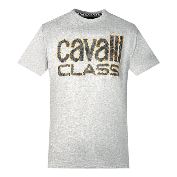 Cavalli Class QXT61Q JD060 04965 Grey T-Shirt