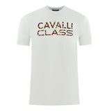 Cavalli Class Mens RXT60I JD060 00053 T-Shirt White