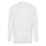 Cavalli Class Tiger Silhouette Logo White Sweatshirt