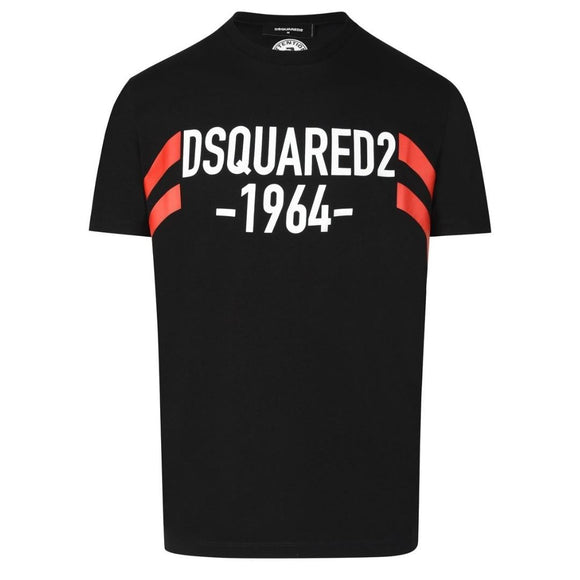 Dsquared2 S74GD0805 S22427 900 Black T-Shirt