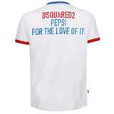Dsquared2 x Pepsi S78GD0040 100 White T-Shirt