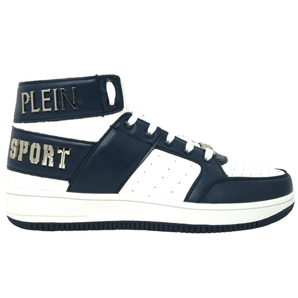 Philipp Plein Sport SIPS992 85 White and Navy Sneakers
