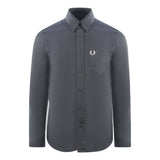 Fred Perry Oxford Black Casual Shirt