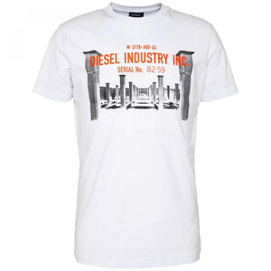 Diesel Industry Inc White T-Shirt