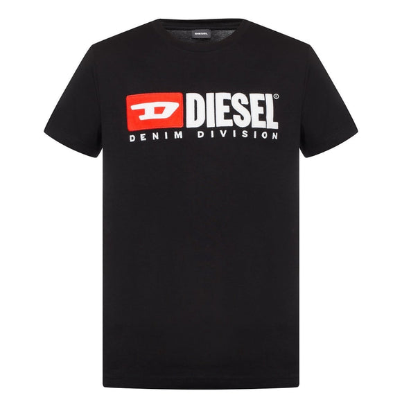 Diesel Mens T-Shirt T-Diego-Division 900 Black