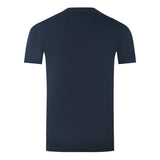Aquascutum Mens TS004 11 T-Shirt Navy Blue