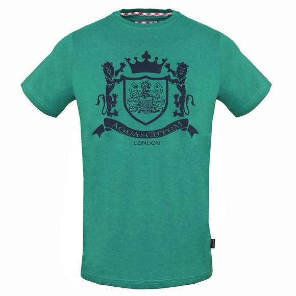 Aquascutum TSIA08 32 Green T-Shirt - Style Centre Wholesale