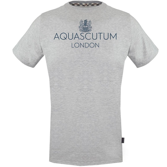 Aquascutum TSIA126 94 London Logo Grey T-Shirt