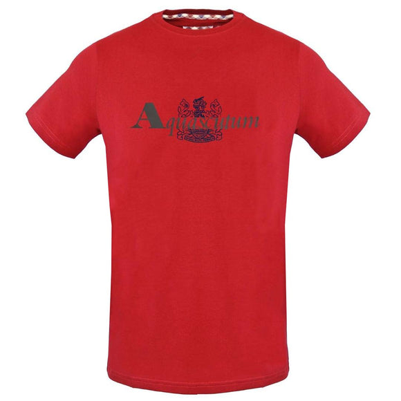 Aquascutum TSIA12 52 Red T-Shirt