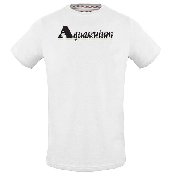 Aquascutum TSIA15 01 White T-Shirt