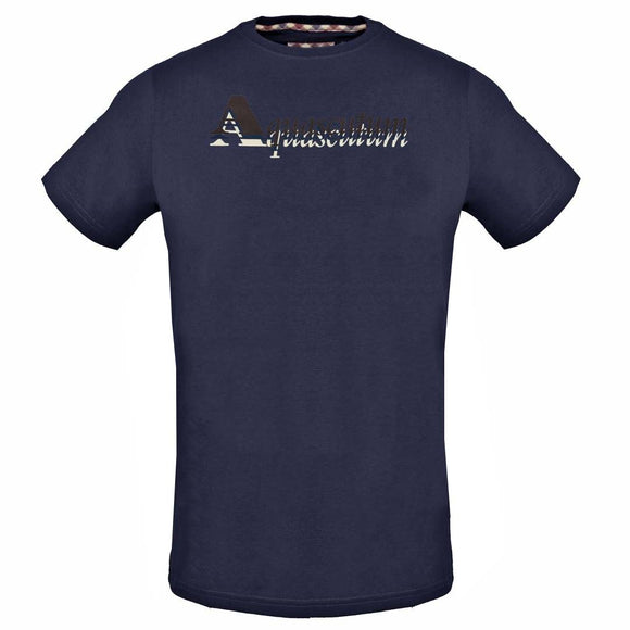 Aquascutum TSIA15 85 Navy Blue T-Shirt
